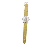 Beavorty Relojes De Mujer Diseño Navideño Decorativo Reloj De Pulsera para Estudiantes Elegante Material Cuero para Fiestas De Navidad