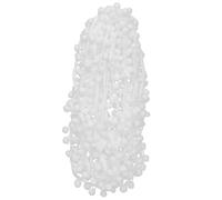 Beavorty Ribete de Cortina DIY Pompones de Felpa Color Marfil de 1,5 Cm de Diámetro, 15 Yardas para Decoración de Cortinas, Manteles y Proyectos de Manualidades