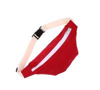 Beavorty Riñonera Infantil Chicas Bolsa De Almacenamiento Bandolera De Lona Chico Bolso De Niña Cangurera Bolsa De Lona Bolsa De Pecho para Bolso De Cuerpo Negro Rojo Lienzo