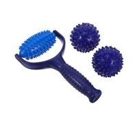 Beavorty Rodillo De Relajación Muscular Para Masaje De Pantorrillas De Cuerpo Completo Con Mango Rodillo Muscular Manual Para Gimnasio En Casa