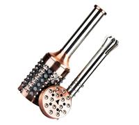 Beavorty Rodillo Facial Grande de Mano para Vapor y Moxibustión, Barra de Moxa Térmica Profesional para Salón, Herramienta de Masaje Relajante para Pies y Rostro, Soporte para Palos,