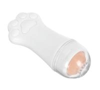 Beavorty Rodillo Facial y Forma Adorable de Pata de Gato Absorbente de Aceite de Piedra Volcánica Diseño Desmontable Adecuado para Uso en Casa o Bolso