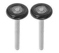 Beavorty Rodillos de Nylon para Puertas de Garaje 46x120h, Juego de 2 Piezas con Vástago, Rodillos Silenciosos y Lisos con Cojinetes de Precisión, Repuesto Resistente para Puertas