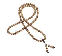 Beavorty Rosario Zen De Madera De Agar Cuentas Collar Natural Para Meditacion Pulsera Exquisita Joyeria De Muñeca Para Hombres y Mujeres