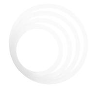 Beavorty Set de 4 Silenciadores para Caja de Batería, Película de Poliácido Ecológica, Tamaño 10/12/14/16 Pulgadas, Reducción de Ruido Eficaz para Práctica Musical y Entrenamiento en Casa