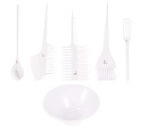 Beavorty Set De Herramientas De Peluquería 6 Peines Para Teñir El Bol Para Teñir Barra y