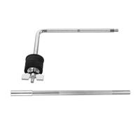 Beavorty Soporte de Brazo para Platillos de Batería Poste Extra Largo Metálico, Accesorio Multifuncional para Expansión de Soporte de Platillos, Compatible Caja y Tambores, Adecuado