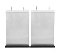 Beavorty Soporte de Exhibición para Menú A6 Páginas Cambiables y Diseño Abatible, Porta Carteles para Restaurantes y Cafeterías