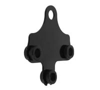 Beavorty Soporte de Fijación del Velocímetro de Motocicleta de Metal | Negro, Interfaz Precisa Indicador y Reducción de Vibración, Resistente al Clima, para Cuadro y Moto