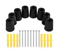 Beavorty Soporte de Pared Vertical para Snowboard Tornillos y Ganchos, Accesorio para Almacenamiento de Tablas de Esquí y Snowboard, Diseño Robusto para Nieve, Adecuado para Uso