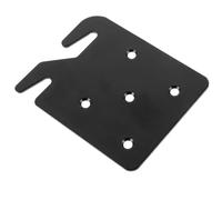 Beavorty Soporte para Barandilla de Cama de Hierro Negro, Accesorio de Conexión para Muebles, Herraje de Bisagra Engrosada, Pieza de Repuesto para Riel de Cama, Compatible y Resistente,