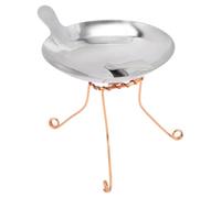 Beavorty Soporte para Mecha de Lámpara de Aceite Pequeño Bandeja para Lámpara de Queroseno, Portamecha Reutilizable para Uso en Templos, Salones y Decoración del Hogar