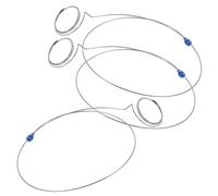 Beavorty Soporte para Relojes y Lupa de Alambre Ajustable, Herramienta de Reparación de Precisión, 3 Piezas, Acero Resistente, Uso Profesional para Relojería y Mantenimiento