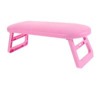 Beavorty Soporte Para Uñas Plegable Reposabrazos Para Manicurista Compacto Ergonómico Soporte De Pie Rosa Para Decoración De Salón y Viajes