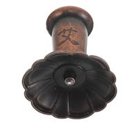 Beavorty Soporte para Varillas de Moxibustión de 1,8 Cm con Base de Loto Metálica y Extintor de Incendios Integrado, Herramienta Portátil para Terapia de Artemisa, Uso Doméstico