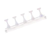Beavorty Soporte Práctico para Uñas de Belleza de Acrílico para Practicar y Exhibir Uñas Adecuado para Uso en Casa y Escuelas Creativas 1 Set Resistente y Duradero