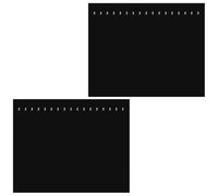 Beavorty Soportes para Collares 2 Piezas 17 Ganchos Ajustables, Organizador de Joyas en Terciopelo Negro, Expositor Compacto Adecuado para Tocador y Exhibición de Collares y Pulseras