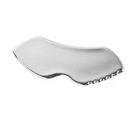 Beavorty tablero de raspado limpiador bolas de masaje herramientas de masaje cuerpo masajeador facial masaje facial herramienta raspadora de cara herramientas guasha Acero inoxidable Silver