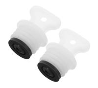 Beavorty Tapas De Goma Para Botellas De Agua Caliente Tapón De Botella De Agua Caliente De 2 Piezas Reemplazo Del Tapón De La Bolsa De Agua Caliente Tapón De Sellado De Tapones Para Bolsas