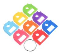 Beavorty Tapas de Silicona Flexibles para Llaves 16 Piezas Diseño Adorable y Práctico para Identificar Llaveros en Casa Oficina