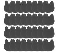 Beavorty Tarjetas para Exhibición de Pendientes Diy, 100 Piezas de Cartulina Negra Diseño de Gato, Resistentes al Desgaste, Ideales para Embalaje y Organización de Joyería en Manualidades