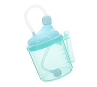 Beavorty Taza De Calamares De Ancianos De Cabecera Taza a Prueba De Derrames Para Personas Mayores a Prueba De Derrames Para Adultos Verde Gel De Sílice