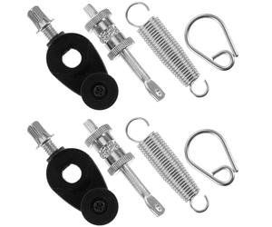 Beavorty Tensor de Leva para Pedal de Bombo, Resorte Metálico Profesional de 2 Piezas Diseño Versátil para Estilos y Técnicas de Batería