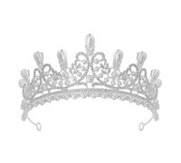 Beavorty Tiara para Mujer con Perlas E Imitación de Gemas, Aleación de Zinc Resistente y Diseño Delicado, Adecuado para Bodas y Ocasiones Obsequios