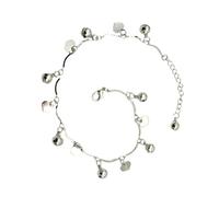 Beavorty Tobillera Romántica Colgante Forma De Cadena Elegante De Plata Joya Tobillo Accesorios Creativos Para Verano Adecuado Para Diario