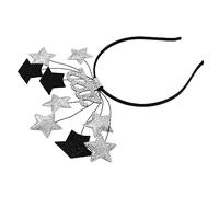 Beavorty Tocado de de Graduación Diadema para Mujeres Y Hombres Sombrero de Doctorado Plateado Banda para El Cabello Tocado de Fiesta