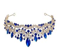 Beavorty Tocados de Novia para Bodas para Niñas Tiaras de Diamantes de Imitación Tocado de Boda de Banquete