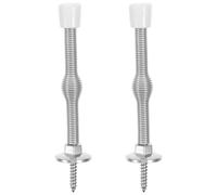 Beavorty Topes de Puerta Resorte 2 Unidades de Metal Diseño para Evitar Daños en Puertas y Paredes, Adecuado para Uso en Oficinas y Viviendas