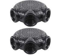 Beavorty Trampas de Pesca Reutilizables para Cangrejos y Langostas, Jaulas Portátiles de Plástico, 2 Piezas para Captura en Agua Dulce