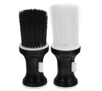 Beavorty Un Accesorios 2 Piezas Cepillo De Talco De Brocha Para Polvos Cuello De Cepillo De Plumero Cepillo De Corte Un Suministros Fibra Golpes Cepillos De Limpieza