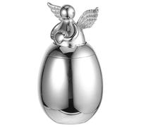 Beavorty Urna Plata Cenizas Mascotas de Acero para Inoxidable Pequeñas de Sellada Resistente Adecuado para Recuerdos Conmemorativos y Perros y Gatos