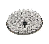 BEAZOOM 12 V, 48 unidades de 940 nm invisible IR LED para visión nocturna | Placa iluminadora infrarroja negra para cámara de seguridad, bajo consumo de energía con circuito de protección