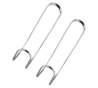 BEAZOOM 2 ganchos flexibles de almacenamiento para manguera de jardín, 304 para manguera de agua de acero inoxidable, para organizador de tubería resistente, 9 pulgadas