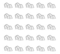 BEAZOOM 50 cúpulas de cultivo de plástico transparente, 1.77 pulgadas de diámetro exterior, cubiertas de propagación de plantas de control de humedad y temperatura, accesorios de cultivo apilables