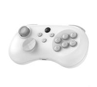 BEAZOOM 6 botones inalámbricos para lucha de arcade con joystick de efecto Hall, altura de tecla personalizable, interruptor de disparadores para PC (blanco)