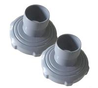 BEAZOOM Adaptador de manguera de piscina Skimmer sobre el suelo, se adapta a Intex 11238, PVC para limpieza de conectores de manguera de vacío, 1.5 pulgadas (2 piezas)