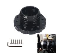 BEAZOOM Adaptador de volante de aleación de aluminio para Thrustmaster T300, T500, para ruedas de carreras TS-PC, TX, para soporte de montaje compacto, color negro
