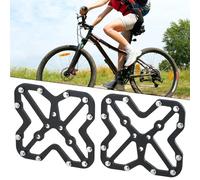 BEAZOOM Adaptadores de plataforma de pedal de aluminio CNC para bicicleta SPD y Look KEO, convertidores antideslizantes ligeros para ciclismo, para color negro