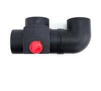 BEAZOOM Aire negro de 75 mm para conductos de ventilación de calentador diésel, rama en T y para tubo de codo L, junta divisora ABS para sistemas de calefacción y eberspacher