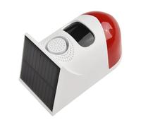 BEAZOOM Alarma solar con sensor de movimiento de 120 dB para exteriores, IP67, resistente a la intemperie, sirena de seguridad con control remoto, para casa y granja