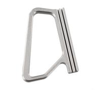 BEAZOOM Aleación de aluminio para llave de radios planos de 0,8 a 1,3 mm, para CNC para reparación de llantas de bicicleta con radios de hoja de muesca de 78 mm, color negro