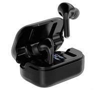 BEAZOOM Auriculares inalámbricos 5.1, auriculares deportivos intrauditivos con micrófono, sonido envolvente envolvente, viaje de entrenamiento, para estuche de carga portátil compacto incluido (negro)