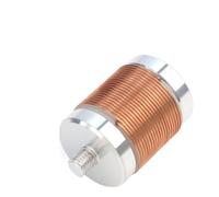 BEAZOOM Bobina de inducción de onda corta de 40 m, rosca M10, compatible con antena JPC-7, potencia de 150 W, acabado plateado