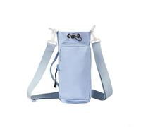 BEAZOOM Bolsa de transporte aislada para botellas de agua de nailon de 1134 g, Blue, Múltiples bolsillos