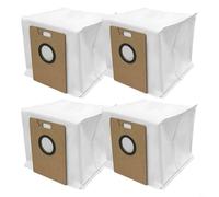 BEAZOOM Bolsas de repuesto de gran capacidad Eve RookS, para Lydsto R1, R1D y para MiWhole M9 Lite para aspiradora, instalar con ranuras de guía, paquete de 4 (paquete de 4)