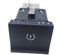 BEAZOOM Botón de interruptor de reinicio de presión de neumáticos de coche 6RD927121 apto para modelos Polo 2014-2018, plástico ABS, pieza de consola central de ajuste directo